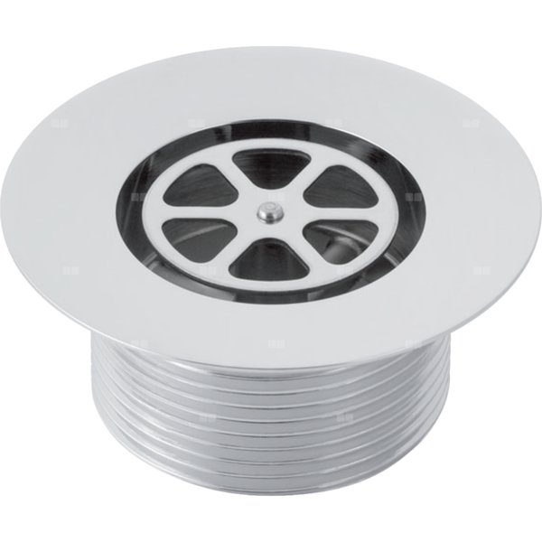 Zawór zestawu odpływowego Geberit z gwintem rurowym: G=1 1/2", di=40mm, Chrom błyszczący