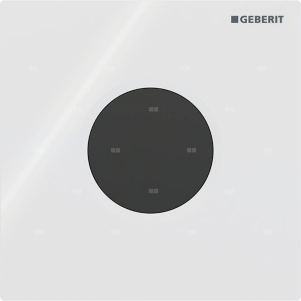 Płyta przykrywająca Geberit typ 01, okrągła: Biały-alpin