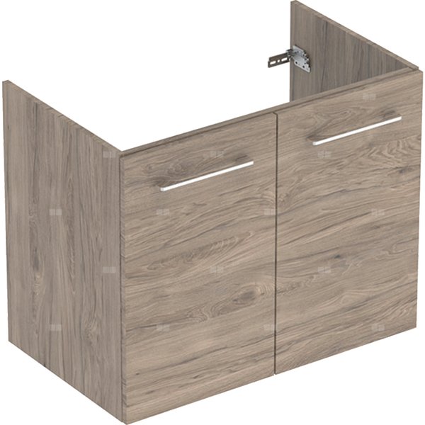 Szafka pod umywalkę GEBERIT Selnova Square Slim,2 drzwi szer.78.8mm