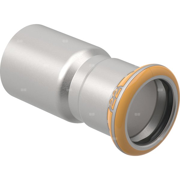 Zwężka Geberit Mapress Therm z końcówką wsuwaną d54-35