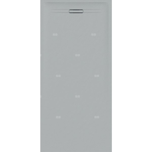 Brodzik prostokątny Geberit Sestra: 170x80x4cm, Szary / Struktura łupka