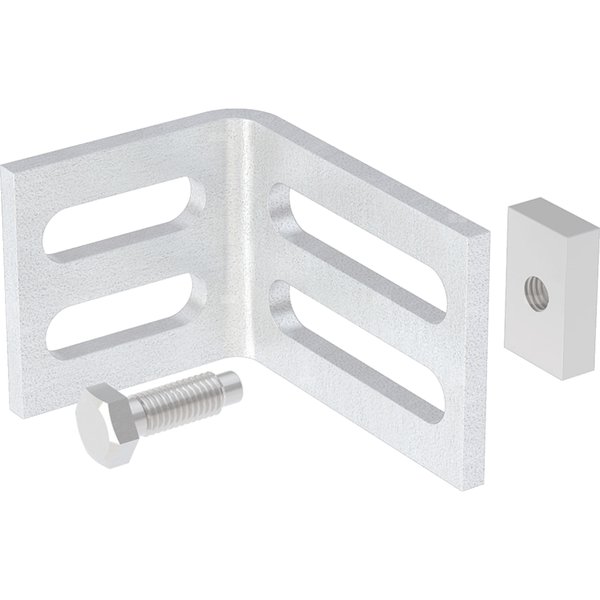 Kątownik montażowy do elementu montażowego Geberit Duofix do zabudowy masywnej