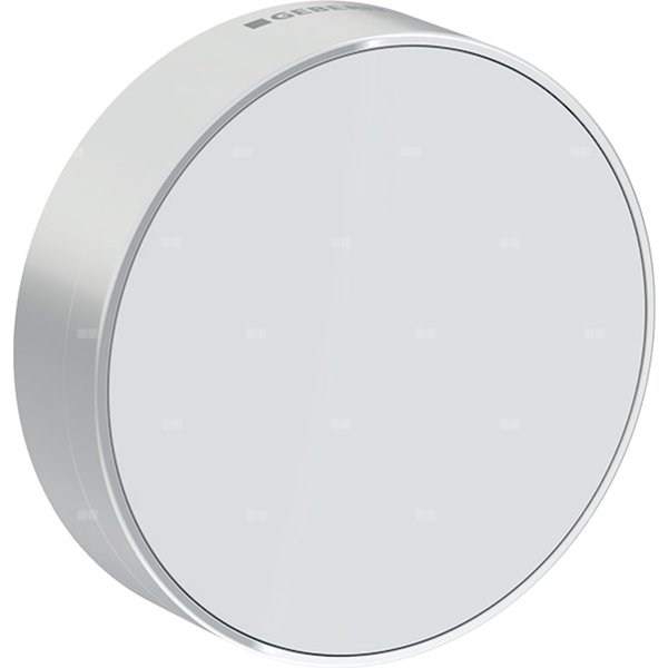 Rozetka funkcyjna Geberit Split do zestawu odpływowo-przelewowego: biała, chrom błyszczący