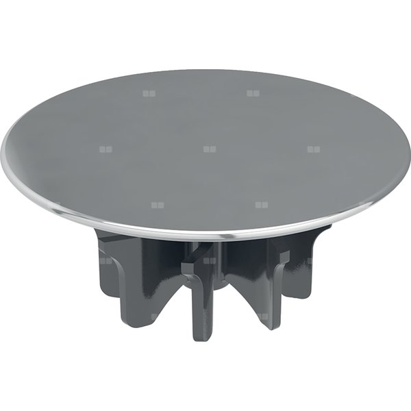 Pokrywa odpływu Geberit do zaworu zestawu odpływowego ze swobodnym przepływem: Materiał=Tworzywo sztuczne, Chrom błyszczący