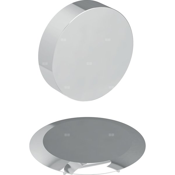 Zestaw wykończeniowy Geberit do zestawu odpływowo-przelewowego do wanien i brodzików, d90, chrom błyszczący