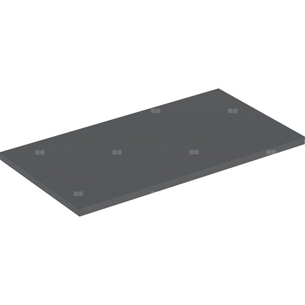 Półka Geberit do dolnej szafki pod umywalkę meblową, z jednymi drzwiami lub dwojgiem drzwi: Szerokość umywalki=55cm, Lava / Z powłoką melaminową