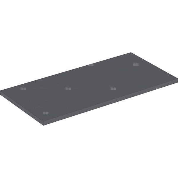 Półka Geberit do dolnej szafki pod umywalkę meblową, z jednymi drzwiami lub dwojgiem drzwi: Szerokość umywalki=60cm, Lava / Z powłoką melaminową