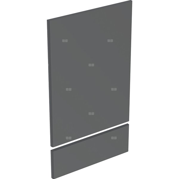 Zestaw drzwi do szafki z lustrem GEBERIT, kol. lava matowy szer.600 mm