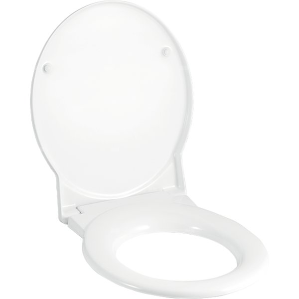 Deska sedesowa Geberit Joly: Wolne opadanie=Tak, Mocowanie=Od góry, Biały / Błyszczący