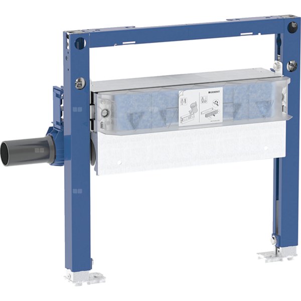 Stelaż podtynkowy Geberit Duofix do prysznica, 50 cm, z odpływem ściennym, do wysokości jastrychu przy wpuście 90–250 mm