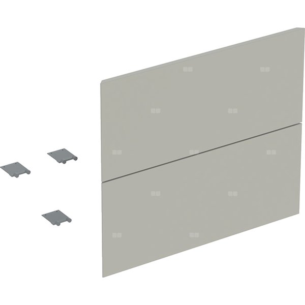 Zestaw frontów szuflad (2 szt.) do dolnej szafki pod umywalkę z dwoma szufladami GEBERIT ONE, kol. szary matowy szer.600 mm