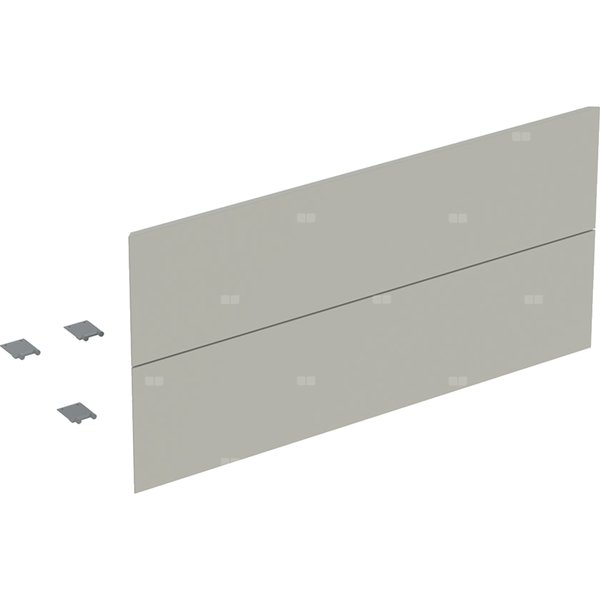 Zestaw frontów szuflad (2 szt.) do dolnej szafki pod umywalkę z dwoma szufladami GEBERIT ONE, kol. szary matowy szer.1050 mm