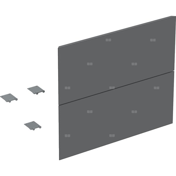 Zestaw frontów szuflad (2 szt.) do dolnej szafki pod umywalkę z dwoma szufladami GEBERIT ONE, kol. lava matowy szer.600 mm