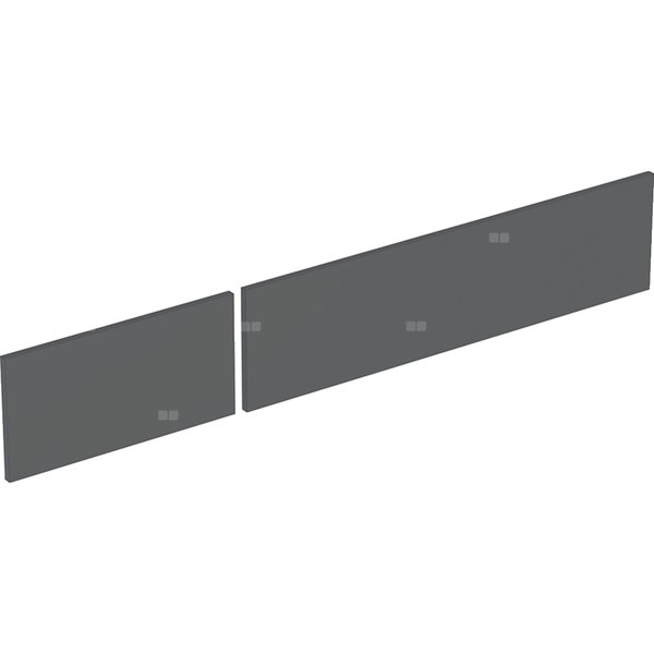 Zestaw frontów szuflad (2 szt.) do dolnej szafki pod umywalkę GEBERIT, kol. lava matowy szer.1350 mm