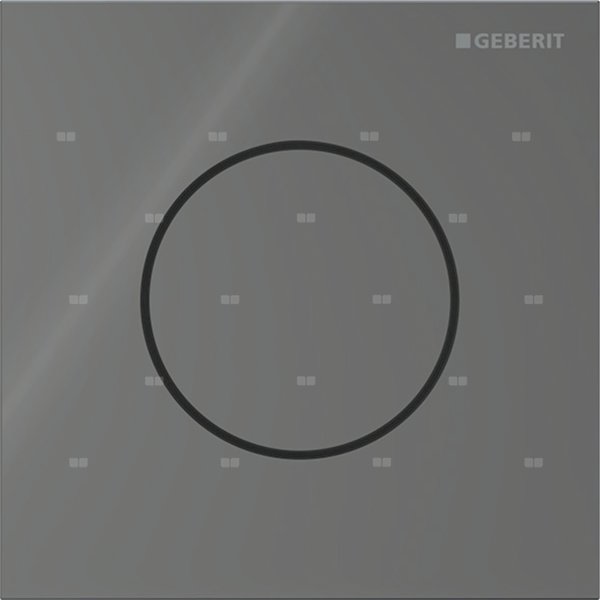 Przycisk uruchamiający Geberit typ 40 do systemu spłukiwania pisuarów z pneumatycznym uruchamianiem spłukiwania, okrągły: Lava