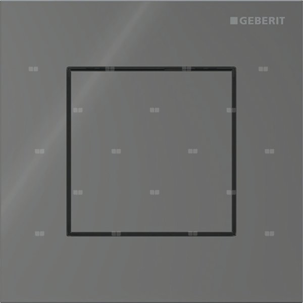 Przycisk uruchamiający Geberit typ 40 do systemu spłukiwania pisuarów z pneumatycznym uruchamianiem spłukiwania, kwadratowy: Lava