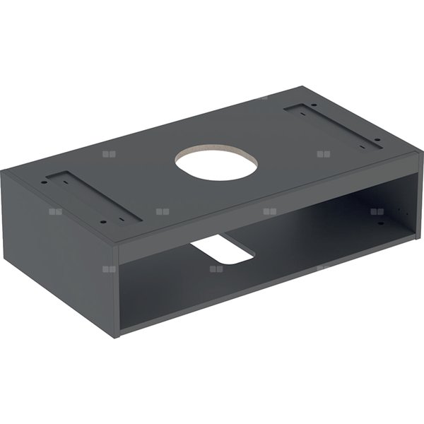 Korpus Geberit do dolnej szafki pod umywalkę stawianą na blat VariForm, z jedną szufladą: B=90cm, Lava / Lakierowany matowy