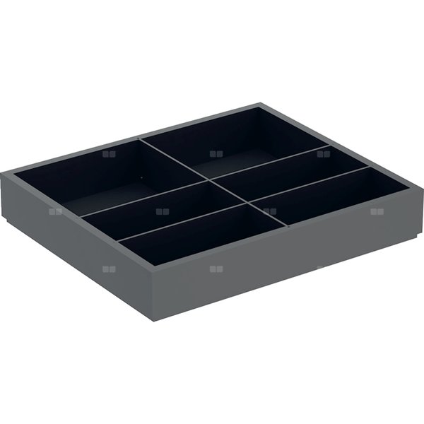 Przegródka do szuflady do szafki pod umywalkę Geberit ONE, sześć otwartych przegródek