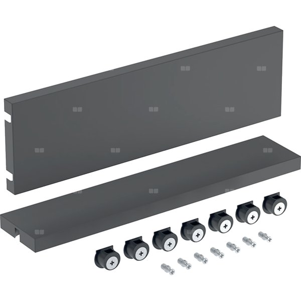 Zestaw serwisowy Geberit do szafki pod umywalkę: Szerokość umywalki=36cm, Lava / Melamina, struktura drewna