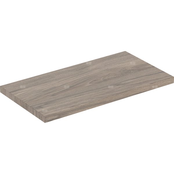 Półka Geberit do szafki pod umywalkę: Szerokość umywalki=45cm, Orzech włoski hickory / Melamina, struktura drewna