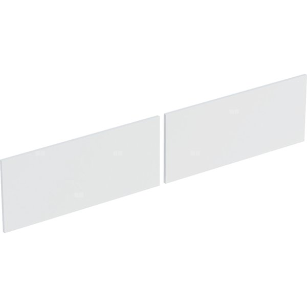 Zestaw frontów szuflad do dolnej szafki pod umywalkę GEBERIT, kol. biały szer.1600 mm