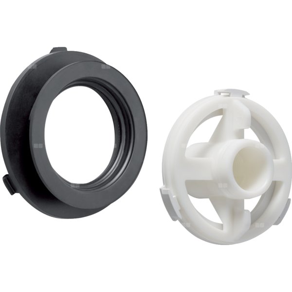 Elementy mocujące Geberit do głowicy przelewowej