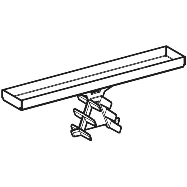 Pokrywa Geberit do rynny zbiorczej CleanLine, do pokrycia płytkami ceramicznymi