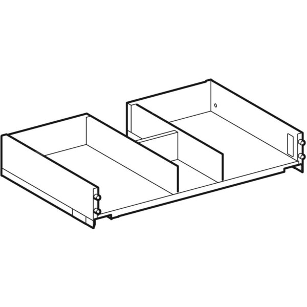 Szuflada Geberit do dolnej szafki pod umywalkę Xeno²: Szerokość umywalki=60cm
