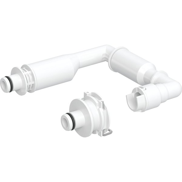 Moduł wodny Geberit do zintegrowanego zaworu spłukującego do pisuarów, zasilanie sieciowe / zasilanie bateryjne