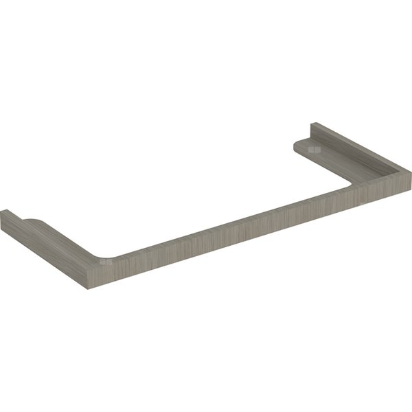 Nasadzany blat Geberit Citterio pod umywalkę: Dąb beżowy, Szerokość umywalki=75cm