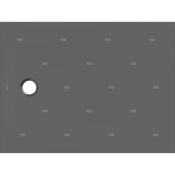 Brodzik Geberit CleanFloor30, grafit: 120x90cm,