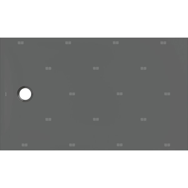 Brodzik Geberit CleanFloor30, grafit: 150x90cm,