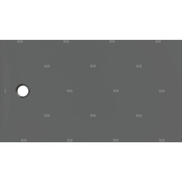 Brodzik Geberit CleanFloor30, grafit: 160x90cm,