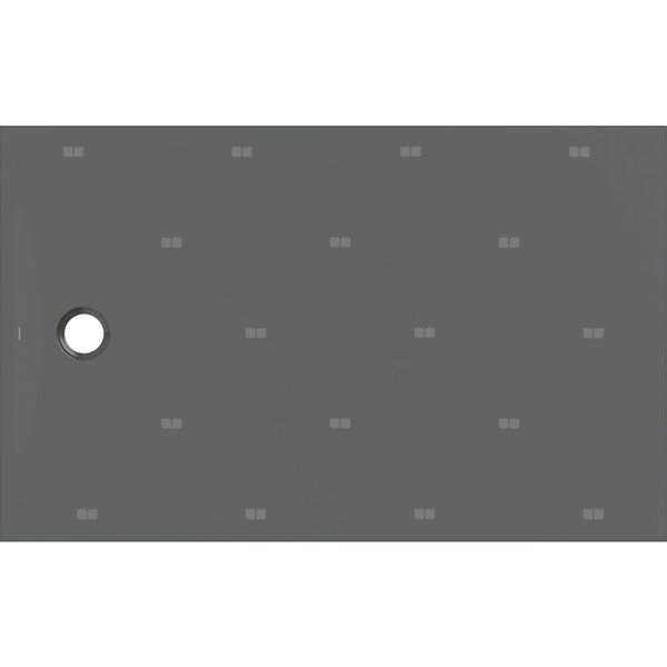 Brodzik Geberit CleanFloor30, grafit: 160x100cm,