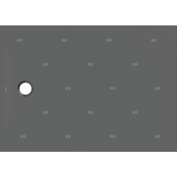 Brodzik Geberit CleanFloor30, grafit: 140x100cm,