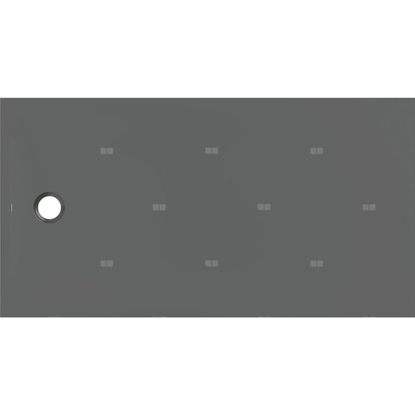Brodzik Geberit CleanFloor30, grafit: 170x90cm,