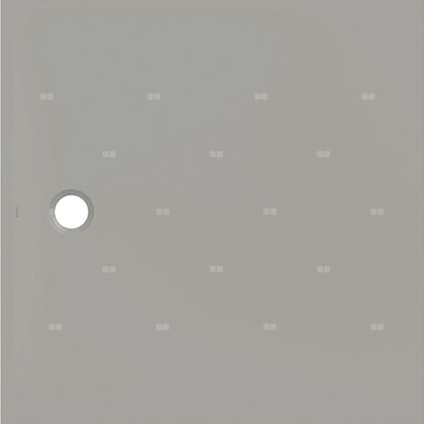 Brodzik Geberit CleanFloor30, szary: 120x120cm,