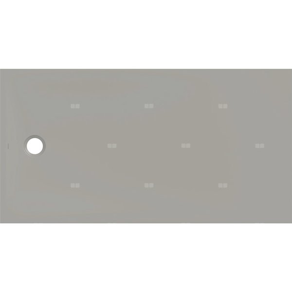 Brodzik Geberit CleanFloor30, szary: 170x90cm,