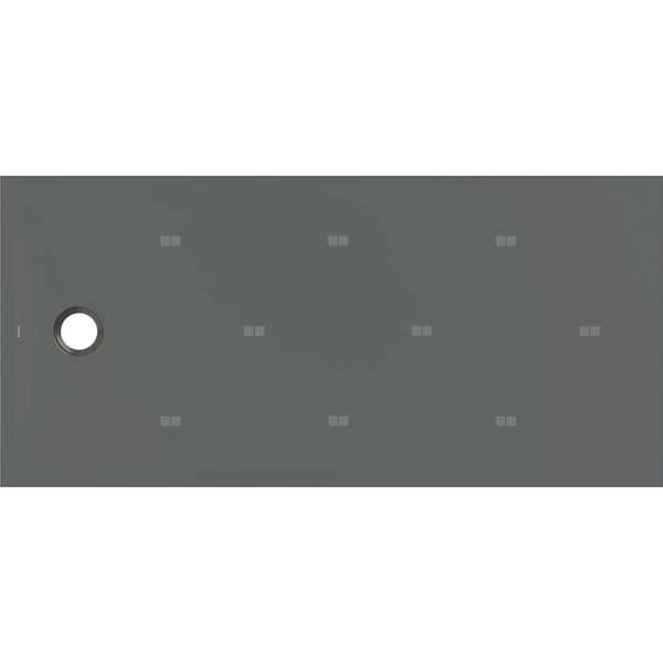 Brodzik Geberit CleanFloor30, grafit: 170x80cm,