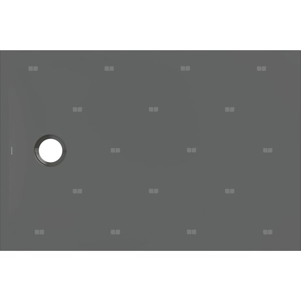 Brodzik Geberit CleanFloor30, grafit: 120x80cm,