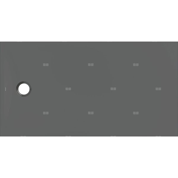 Brodzik Geberit CleanFloor30, grafit: 150x80cm,