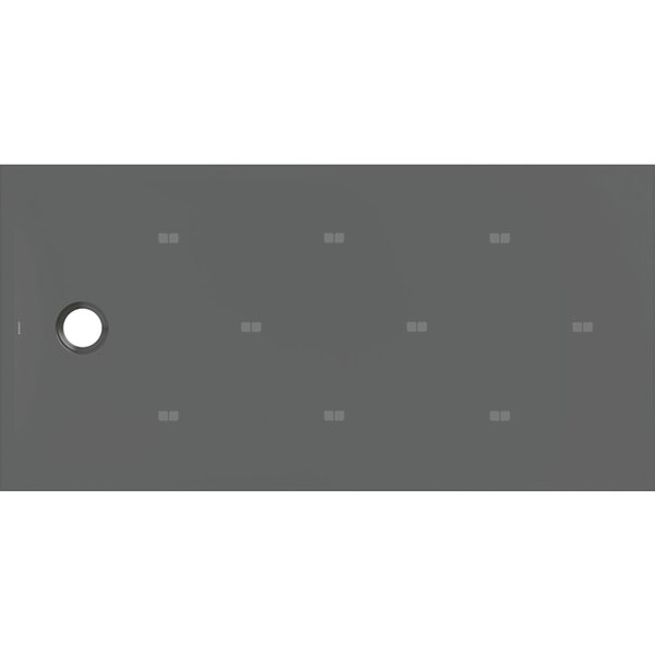 Brodzik Geberit CleanFloor30, grafit: 160x80cm,