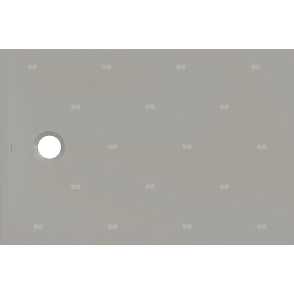 Brodzik Geberit CleanFloor30, szary: 120x80cm,