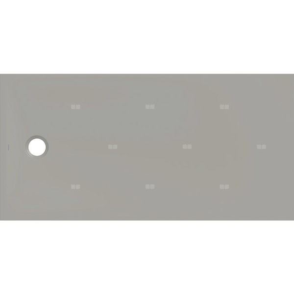 Brodzik Geberit CleanFloor30, szary: 160x80cm,