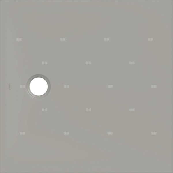 Brodzik Geberit CleanFloor30, szary: 90x90cm,