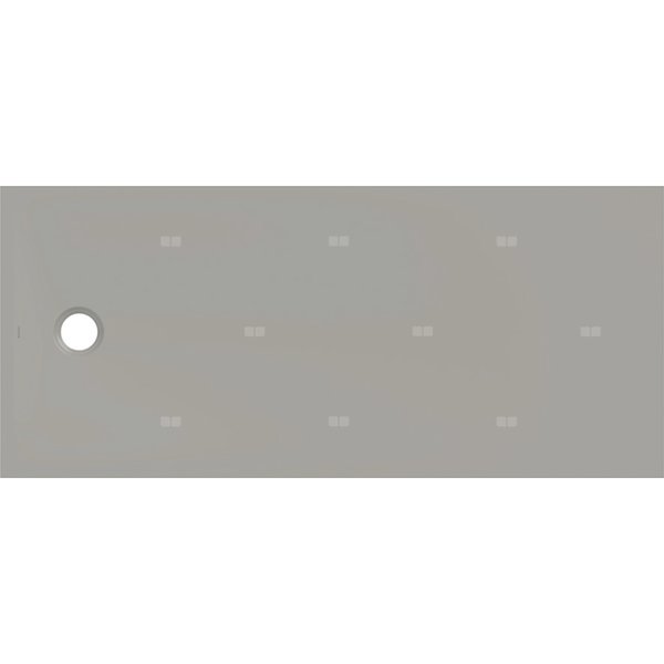 Brodzik Geberit CleanFloor30, szary: 170x75cm,