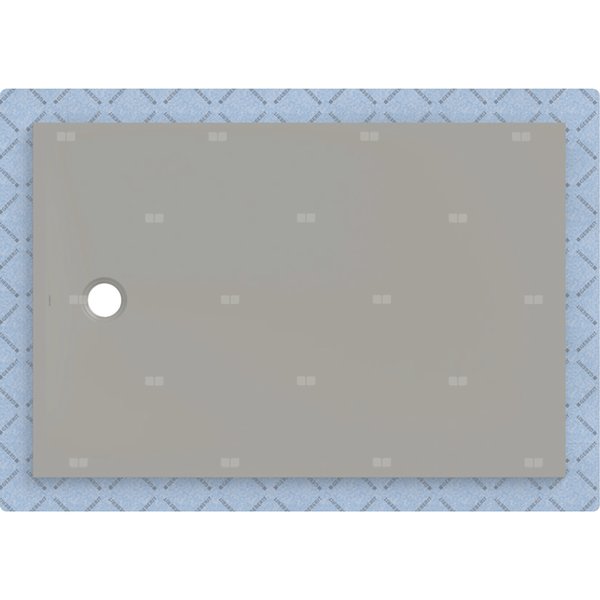 Brodzik Geberit CleanFloor30 z włókniną uszczelniającą, szary: 150x100cm,
