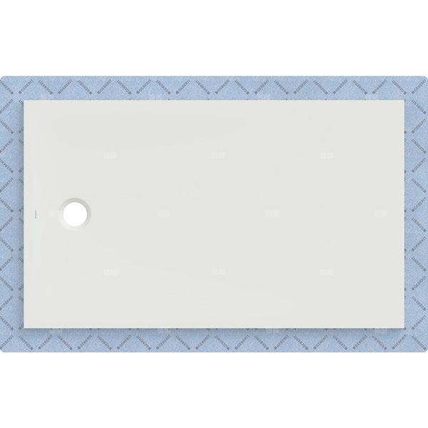 Brodzik Geberit CleanFloor30 z włókniną uszczelniającą, biały: 150x90cm,