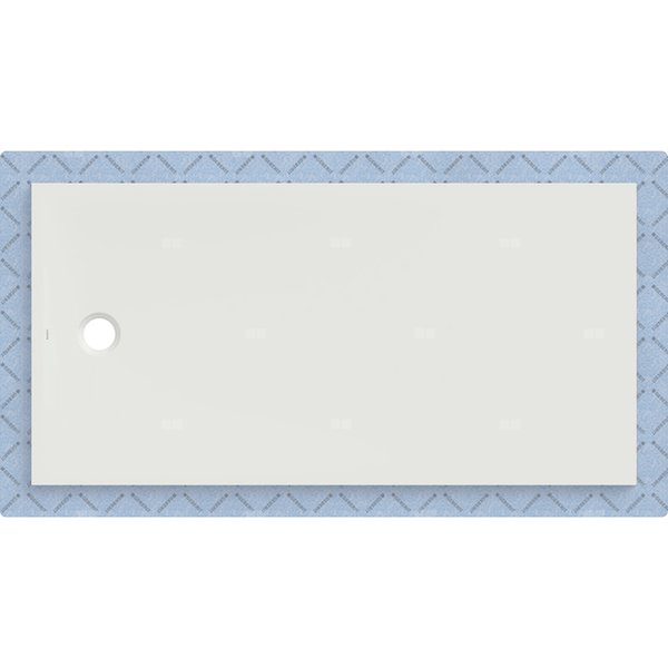 Brodzik Geberit CleanFloor30 z włókniną uszczelniającą, biały: 180x90cm,
