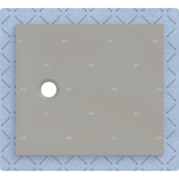 Brodzik Geberit CleanFloor30 z włókniną uszczelniającą, szary: 90x80cm,